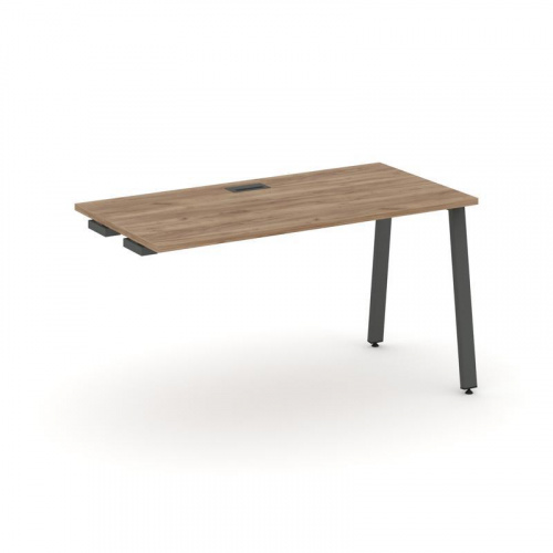 Style Project Стол-приставка к опор. элем. SN-6A.OPRS-013 Дуб Табак/Металл Белый 1380*700*750 фото 20