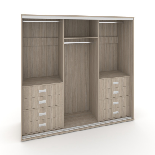 Корпус 3-х секционного шкафа низкого L=2519мм Maris SH.K3-7.2 K5 фото 6