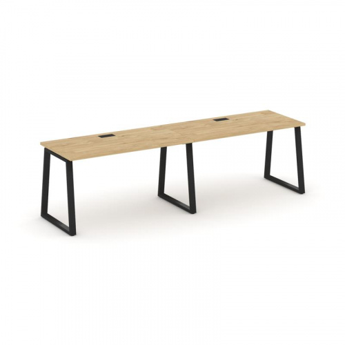 Style Project Рабочая станция 1 сторон. SN-6T1.ORS-024 Акация Лорка/Металл Антрацит/Заглушка Пластик Style Project Рабочая станция 1 сторон. SN-6T1.ORS-024 Акация Лорка/Металл Антрацит/Заглушка Пластик