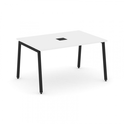 Style Project Стол переговорный SN-4A.SPRG-002 Тиквуд Светлый/Металл Белый 1180*980*750 фото 2 Style Project Стол переговорный SN-4A.SPRG-002 Тиквуд Светлый/Металл Белый 1180*980*750 фото 2