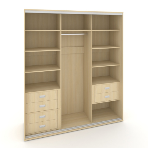 Корпус 3-х секционного шкафа высокого L=2369мм Maris SH.K3-6.1 K7 Корпус 3-х секционного шкафа высокого L=2369мм Maris SH.K3-6.1 K7