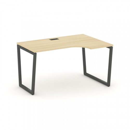 Style Project Стол рабочий эргоном. SN-4T2.SPA-001(R) Акация Лорка/Металл Антрацит/Заглушка Пластик фото 28