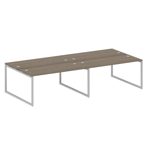 Бенч-система на 4 места на О-обр. м/к Metal System Quattro 40БО.СМ-4.4 