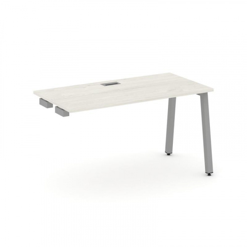 Style Project Стол-приставка к опор. элем. SN-5A.OPRS-014 Дуб Наварра/Металл Белый 1580*700*750 фото 3