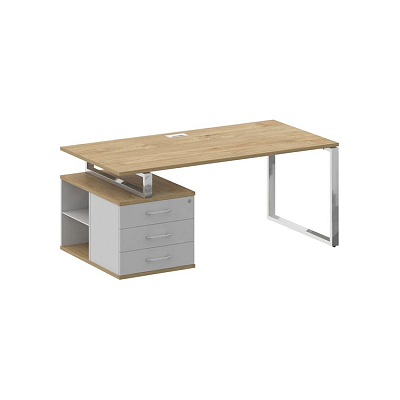 Стол руководителя (С опорной тумбой) Shift SK.SRT-180 (L)