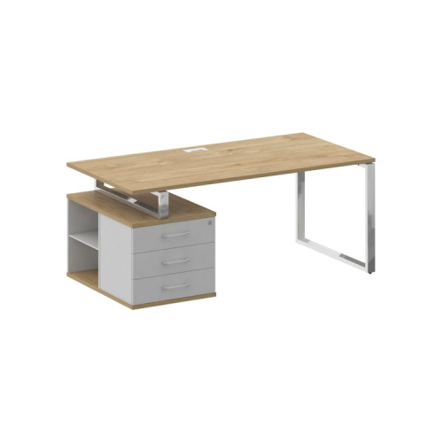 Стол руководителя (С опорной тумбой) Shift SK.SRT-180 (L) Стол руководителя (С опорной тумбой) Shift SK.SRT-180 (L)