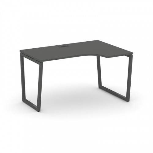 Style Project Стол рабочий эргоном. SN-4T2.SPA-001(R) Акация Лорка/Металл Антрацит/Заглушка Пластик фото 27