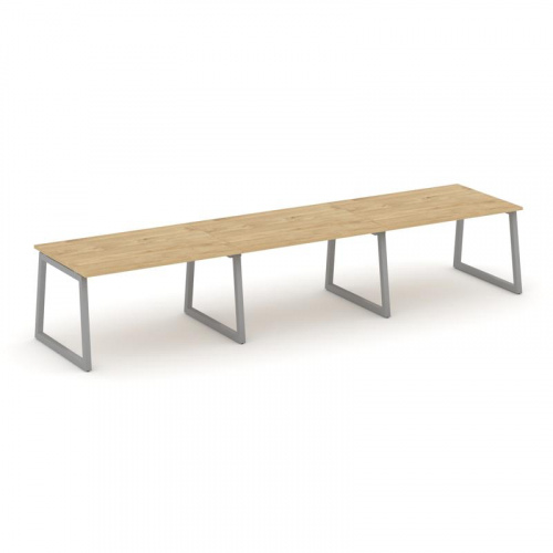 Style Project Стол переговорный SN-5T1.SPRG-024.3 Акация Лорка/Металл Антрацит 4740*980*750 фото 3