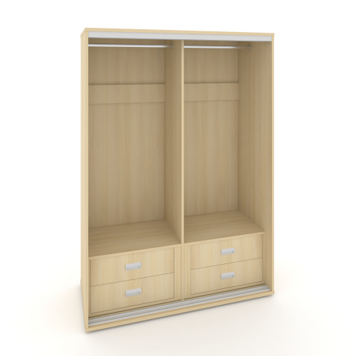 Корпус 2-х секционного шкафа низкого L=1500мм Maris SH.K2-5.2 K3