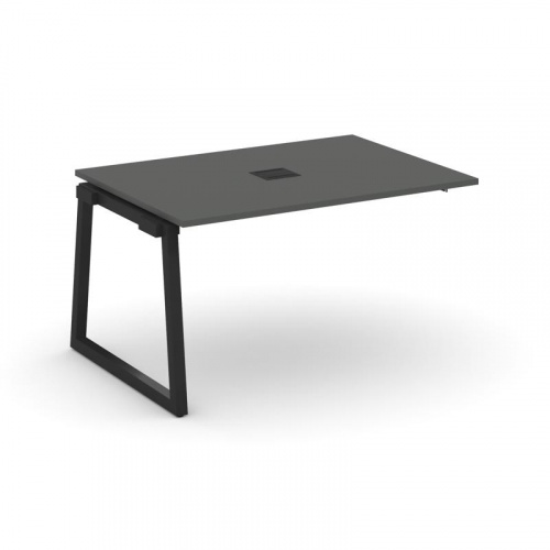 Style Project Проходной наб. элем. перег. стола SN-5T1.NSPRG-002 Акация Лорка/Металл Антрацит/Заглуш фото 9