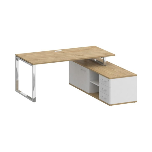 Стол руководителя (С опорной греденцией) Shift SK.SRG-180 (R) Стол руководителя (С опорной греденцией) Shift SK.SRG-180 (R)