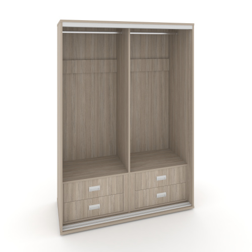 Корпус 2-х секционного шкафа низкого L=1600мм Maris SH.K2-6.2 K3 фото 3