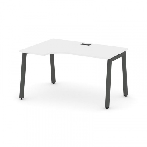 Style Project Стол рабочий эргоном. SN-5A.SPA-021(L) Дуб Табак/Металл Белый 1380*800/980*750 фото 20 Style Project Стол рабочий эргоном. SN-5A.SPA-021(L) Дуб Табак/Металл Белый 1380*800/980*750 фото 20