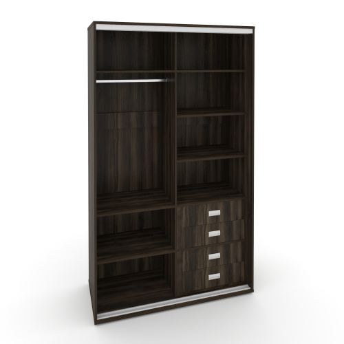 Корпус 2-х секционного шкафа высокого L=1600мм Maris SH.K2-6.1 K7 фото 2