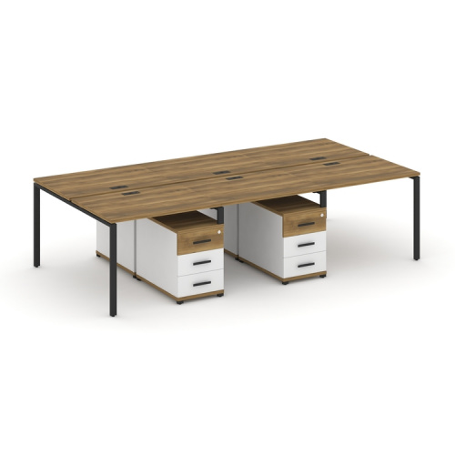 Бенч-система на 6 мест с 2 опорными тумбами Concept CN.DRS-341 фото 7