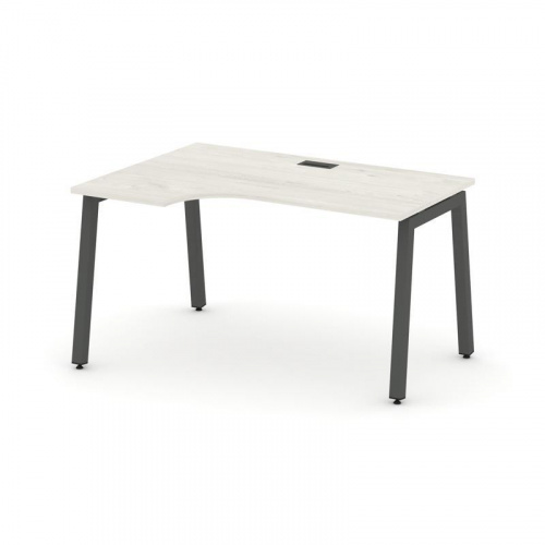 Style Project Стол рабочий эргоном. SN-5A.SPA-021(L) Дуб Табак/Металл Белый 1380*800/980*750 фото 16 Style Project Стол рабочий эргоном. SN-5A.SPA-021(L) Дуб Табак/Металл Белый 1380*800/980*750 фото 16