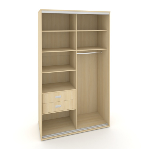 Корпус 2-х секционного шкафа высокого L=1700мм Maris SH.K2-7.1 K6 Корпус 2-х секционного шкафа высокого L=1700мм Maris SH.K2-7.1 K6