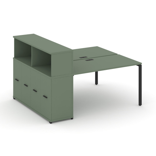 Бенч-система с опорным распашным шкафом Concept CN.DRS-228 Бенч-система с опорным распашным шкафом Concept CN.DRS-228