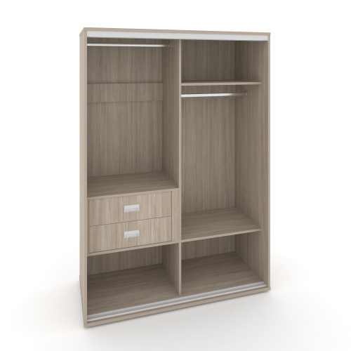 Корпус 2-х секционного шкафа низкого L=1600мм Maris SH.K2-6.2 K4 фото 3