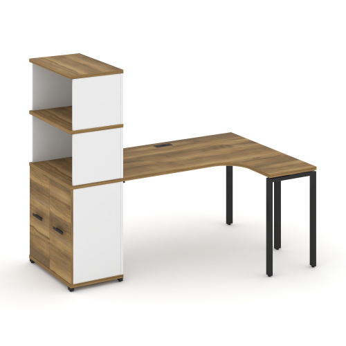 Стол эргономичный с опорным распашным шкафом Concept CN.SA-215(R) Стол эргономичный с опорным распашным шкафом Concept CN.SA-215(R)