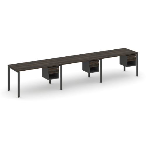 Бенч-система на 3 места с подвесными тумбами Concept CN.ORS-140 фото 3 Бенч-система на 3 места с подвесными тумбами Concept CN.ORS-140 фото 3