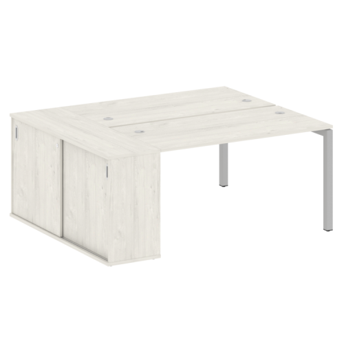 Бенч-система с шкафом-купе на П-обр. м/к Metal System Quattro 50БП.РС-СШК-1.3 фото 8 Бенч-система с шкафом-купе на П-обр. м/к Metal System Quattro 50БП.РС-СШК-1.3 фото 8