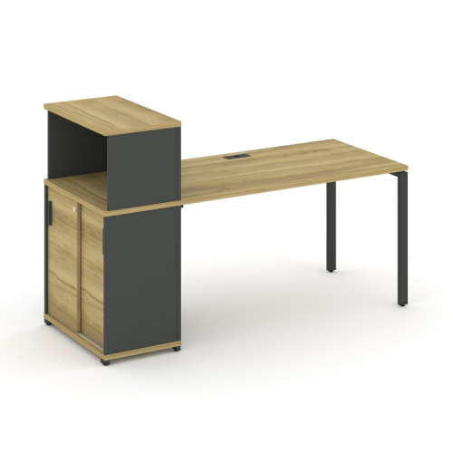 Стол офисный с опорным шкафом-купе Concept CN.SP-237 Стол офисный с опорным шкафом-купе Concept CN.SP-237