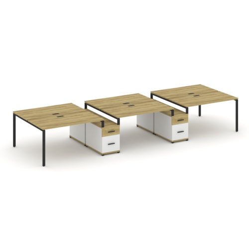 Бенч-система на 6 мест с 2 опорными тумбами Concept CN.DRS-339 фото 6 Бенч-система на 6 мест с 2 опорными тумбами Concept CN.DRS-339 фото 6