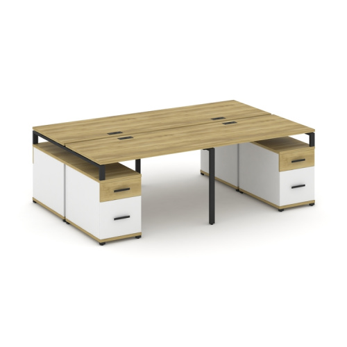 Бенч-система на 4 места с 2 опорными тумбами Concept CN.DRS-330 фото 6 Бенч-система на 4 места с 2 опорными тумбами Concept CN.DRS-330 фото 6