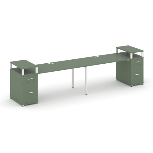 Бенч-система на 2 места с 2 опорными тумбами Concept CN.ORS-431