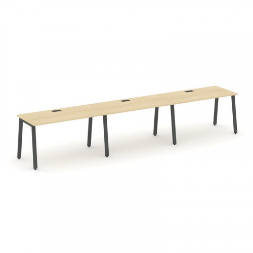 Style Project Рабочая станция 1 сторон. SN-6A.ORS-031 Вяз Благородный/Металл Белый 2940*600*750 фото 16