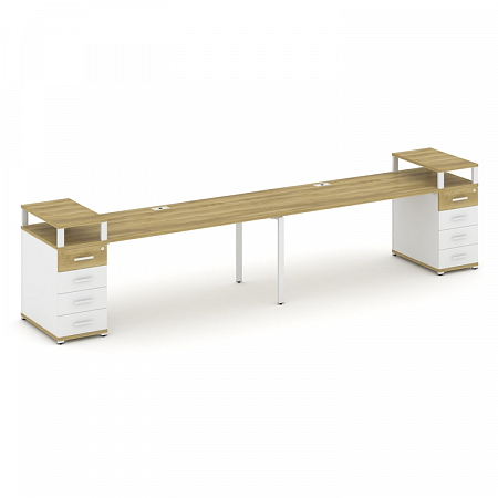 Бенч-система на 2 места с 2 опорными тумбами Concept CN.ORS-428