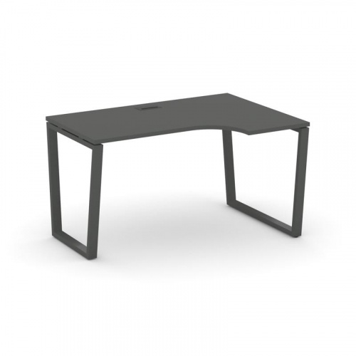 Style Project Стол рабочий эргоном. SN-6T2.SPA-001(R) Акация Лорка/Металл Антрацит/Заглушка Пластик фото 27