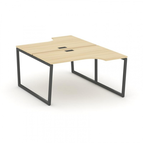 Style Project Рабочая станция эргоном. SN-4T2.DRPA-012 Акация Лорка/Металл Антрацит/Заглушка Пластик фото 28