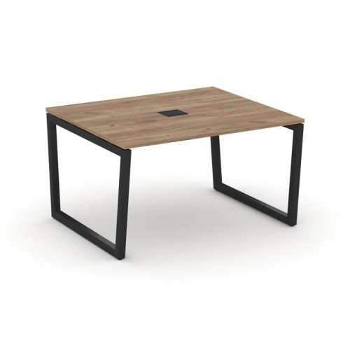 Style Project Стол переговорный SN-5T2.SPRG-034 Акация Лорка/Металл Антрацит/Заглушка Металл Антраци фото 9