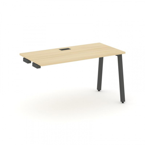 Style Project Стол-приставка к опор. элем. SN-5A.OPRS-014 Дуб Наварра/Металл Белый 1580*700*750 фото 21