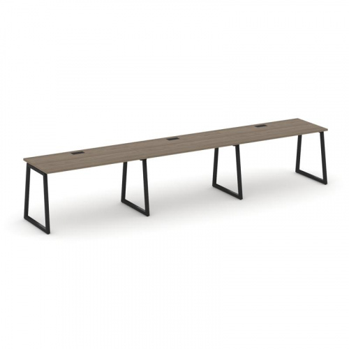 Style Project Рабочая станция 1 сторон. SN-4T1.ORS-044 Акация Лорка/Металл Антрацит/Заглушка Пластик фото 5