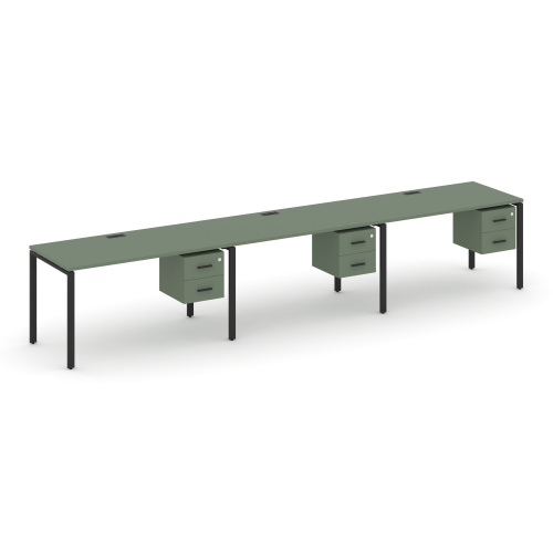 Бенч-система на 3 места с подвесными тумбами Concept CN.ORS-135 Бенч-система на 3 места с подвесными тумбами Concept CN.ORS-135