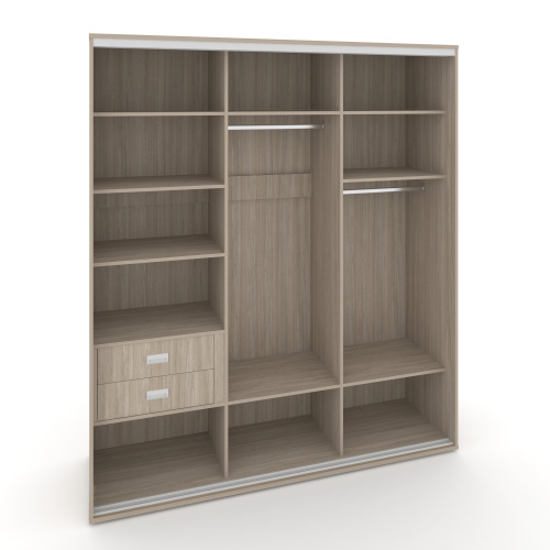 Корпус 3-х секционного шкафа высокого L=2519мм Maris SH.K3-7.1 K5 фото 4