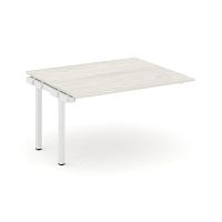 Style Project Проходной наб. элем. перег. стола SN-5P.NSPRG-033.3 Дуб Наварра/Металл Белый 1380*1180