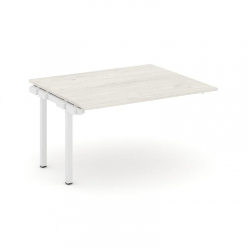 Style Project Проходной наб. элем. перег. стола SN-5P.NSPRG-033.3 Дуб Наварра/Металл Белый 1380*1180 фото 28