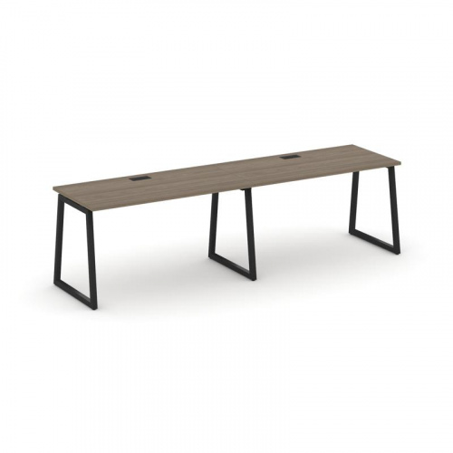 Style Project Рабочая станция 1 сторон. SN-4T1.ORS-012 Акация Лорка/Металл Антрацит/Заглушка Пластик фото 6