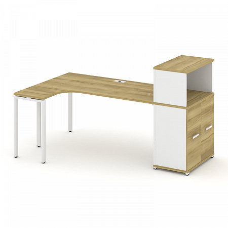 Стол эргономичный с опорным распашным шкафом Concept CN.SA-214(L)