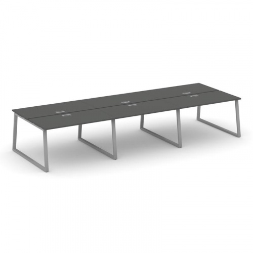 Style Project Рабочая станция 2-х сторон. SN-6T1.DRS-071 Акация Лорка/Металл Антрацит/Заглушка Пласт фото 18