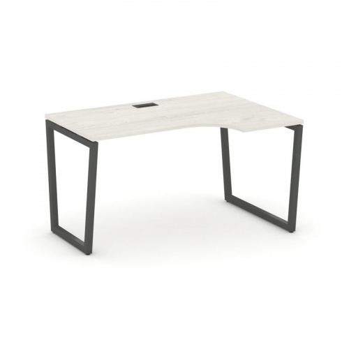 Style Project Стол рабочий эргоном. SN-4T2.SPA-001(R) Акация Лорка/Металл Антрацит/Заглушка Пластик фото 24