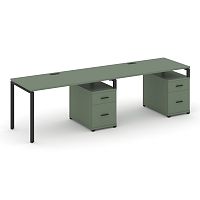 Бенч-система на 2 места с 2 опорными тумбами Concept CN.ORS-313