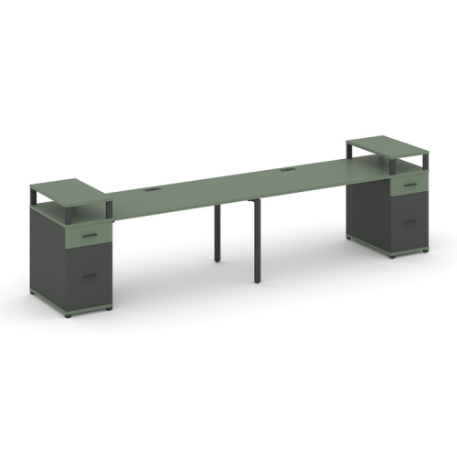 Бенч-система на 2 места с 2 опорными тумбами Concept CN.ORS-431 фото 2 Бенч-система на 2 места с 2 опорными тумбами Concept CN.ORS-431 фото 2