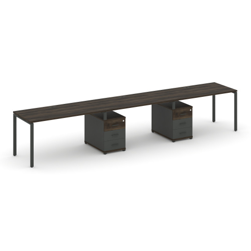 Бенч-система на 3 места с 2 опорными тумбами Concept CN.ORS-335 фото 3 Бенч-система на 3 места с 2 опорными тумбами Concept CN.ORS-335 фото 3