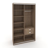 Корпус 2-х секционного шкафа высокого L=1500мм Maris SH.K2-5.1 K3