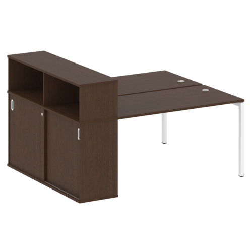 Бенч-система с шкафом-купе на П-обр. м/к Metal System Quattro 40БП.РС-СШК-2.3 фото 5 Бенч-система с шкафом-купе на П-обр. м/к Metal System Quattro 40БП.РС-СШК-2.3 фото 5